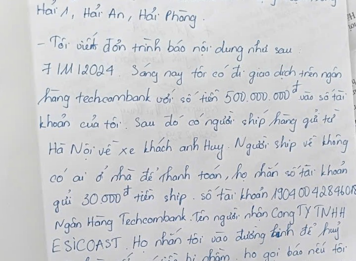 Cảnh báo lừa đảo hình thức shipper chuyển nhầm chuyển khoản